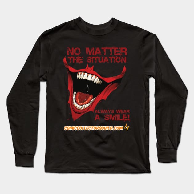 CCG Smile! Long Sleeve T-Shirt by Comic Collectors Guild 